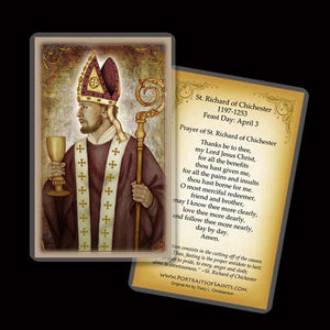 St. Richard of Chichester Holy Card