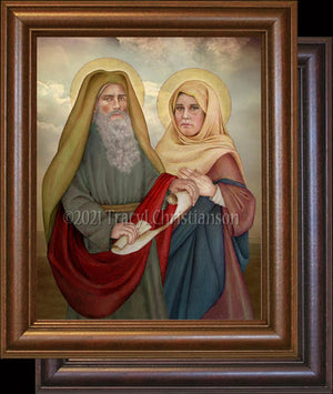 St. Zachariah & St. Elizabeth Framed Art