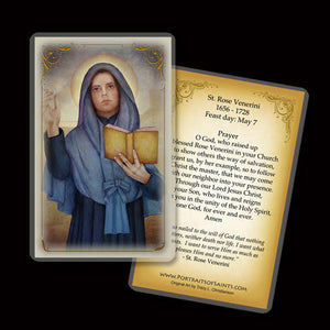 St. Rose Venerini Holy Card