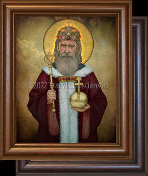 St. Stephen of  Hungary Framed Art