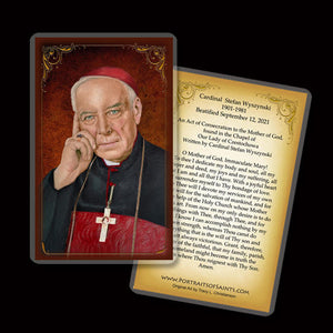 Bl. Stefan Wyszynski Holy Card