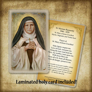 St. Mariam Baouardy Plaque & Holy Card Gift Set