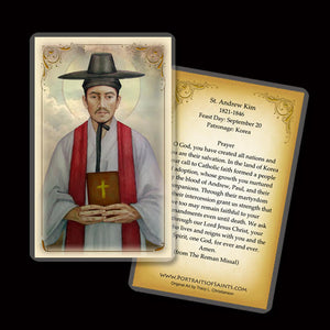 St. Andrew Kim Holy Card