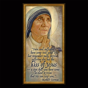 St. Mother Teresa of Calcutta Inspirational Plaque