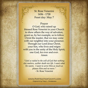 St. Rose Venerini Holy Card