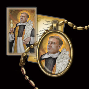 St. Hyacinth Pendant & Holy Card Gift Set