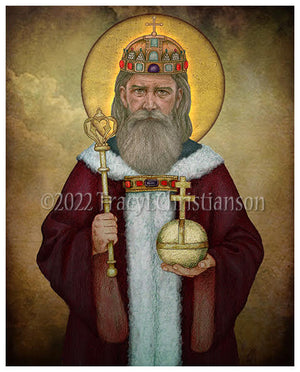 St. Stephen of Hungary Print