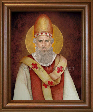 Pope St. Damasus I Framed Art