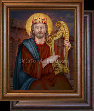 St. King David Framed