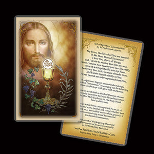 Corpus Christi Spiritual Communion Holy Card