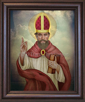 Pope St. Sylvester I Framed Art