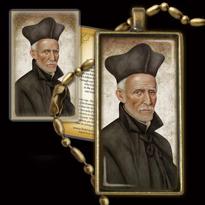 St. Joseph Calasanz Pendant & Holy Card Gift Set