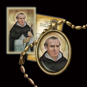 St. John Licci Pendant & Holy Card Gift Set