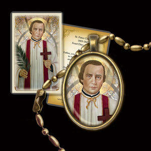 St. Peter Chanel Pendant & Holy Card Gift Set