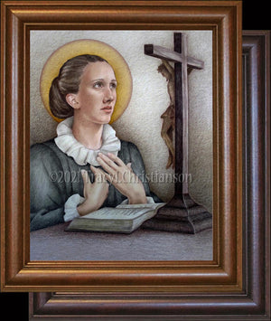 St. Catherine of Genoa Framed