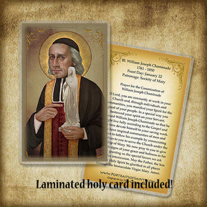 Bl. William Joseph Chaminade Pendant & Holy Card Gift Set