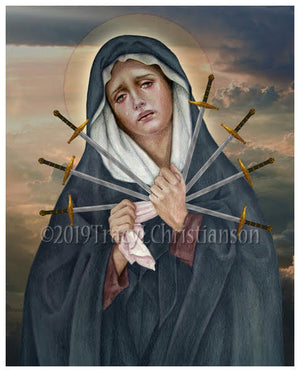 Seven Sorrows of Our Lady Print