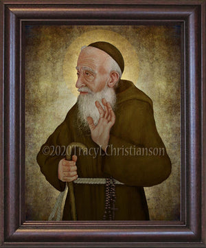 St. Leopold Mandic Framed