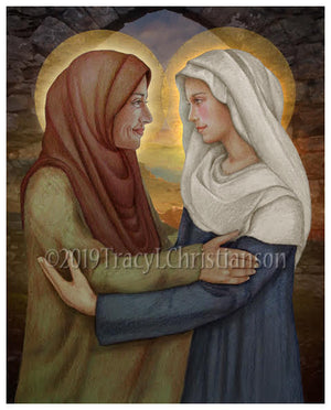 The Visitation of the Blessed Virgin Mary to St. Elizabeth Print