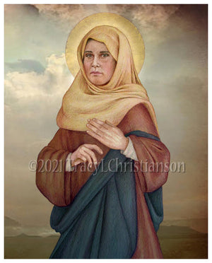 St. Elizabeth, Mother of John the Baptist, Print