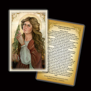 St. Martina of Rome Holy Card