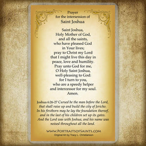 St. Joshua Holy Card