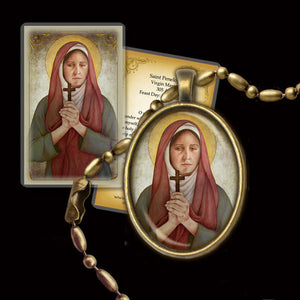 St. Penelope Pendant & Holy Card Gift Set
