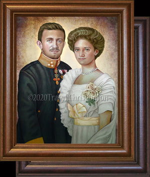 Bl. Karl of Austria and Zita of Austria Framed