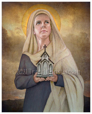 St. Gwen of Talgarth Print