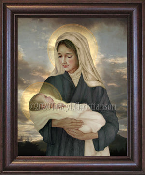 Madonna & Child (P) Framed