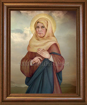 St. Elizabeth, Mother of John the Baptist, Framed Art