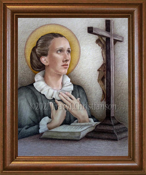St. Catherine of Genoa Framed
