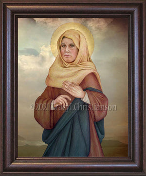 St. Elizabeth, Mother of John the Baptist, Framed Art