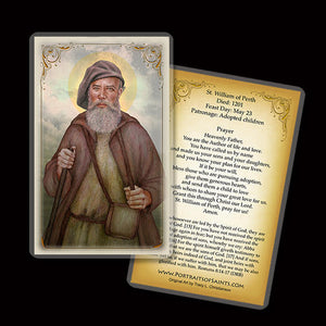 St. William of Perth Holy Card