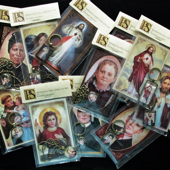 Bl. Rosalie Rendu Pendant & Holy Card Gift Set - Portraits of Saints