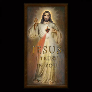 Divine Mercy Inspirational Plaque