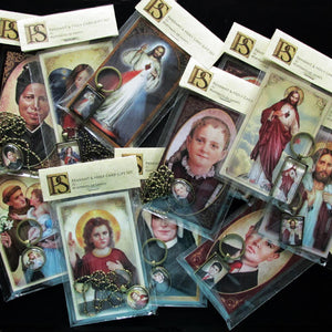 St. Elijah Plaque & Holy Card Gift Set