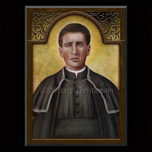 St. Toribio Romo Gonzalez Plaque & Holy Card Gift Set