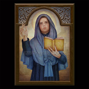 St. Rose Venerini Plaque & Holy Card Gift Set