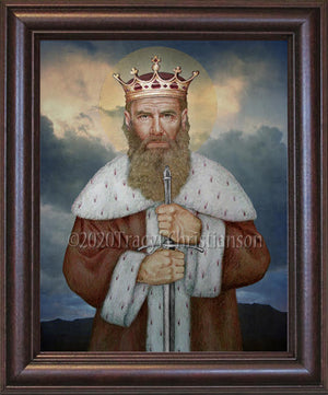 St. Alfred the Great Framed