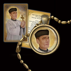 St. Andrew Dung-Lac Pendant & Holy Card Gift Set