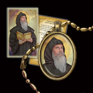 St. Gregory of Narek Pendant & Holy Card Gift Set