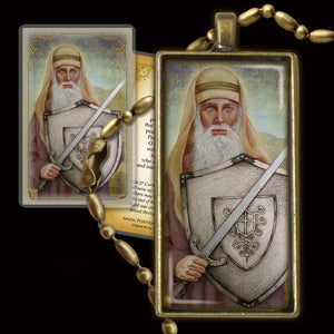 St. Joshua Pendant & Holy Card Gift Set