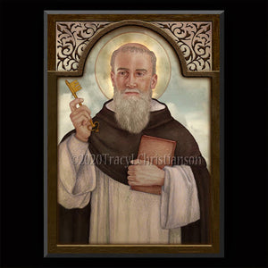 St. Raymond of Penafort Plaque & Holy Card Gift Set