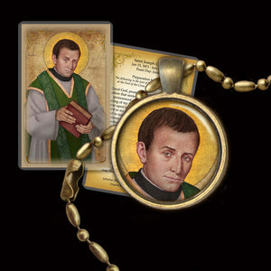 St. Joseph Cafasso Pendant & Holy Card Gift Set