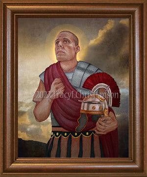 St. Longinus the Centurion Framed Art