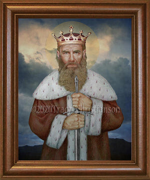 St. Alfred the Great Framed