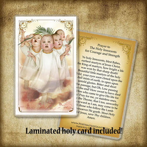 The Holy Innocents Plaque & Holy Card Gift Set