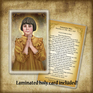 Antonietta Meo Pendant & Holy Card Gift Set