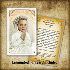 Little Nellie of Holy God (Nellie Organ) Pendant & Holy Card Gift Set